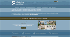 Desktop Screenshot of hialtarealestate.com